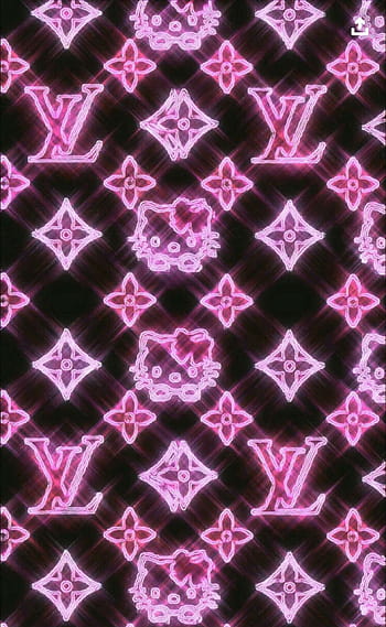 Louis Vuitton LV Screensaver wallpaper background edit pink black