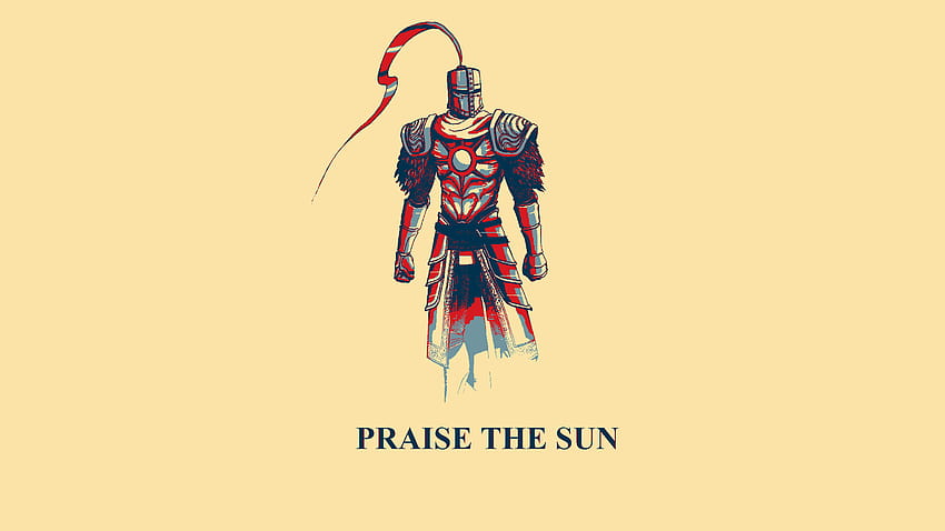 太陽を賛美する Dark Souls 高画質の壁紙