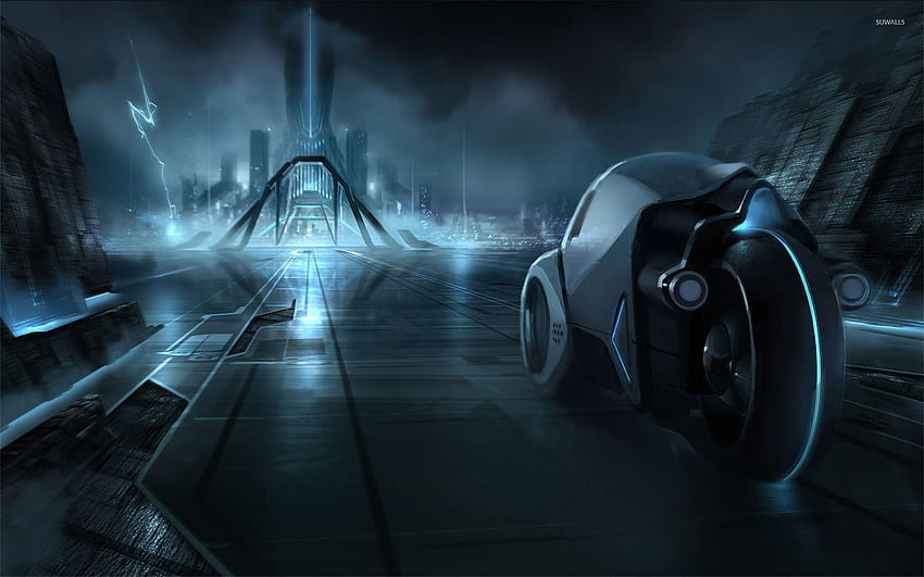 Tron Legacy Light Cycle High Definition, tron action pc HD wallpaper