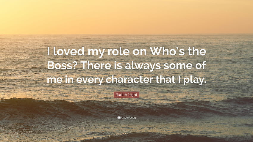 Judith Light Quote: “I loved my role on Who's the Boss? There is, whos the boss HD wallpaper