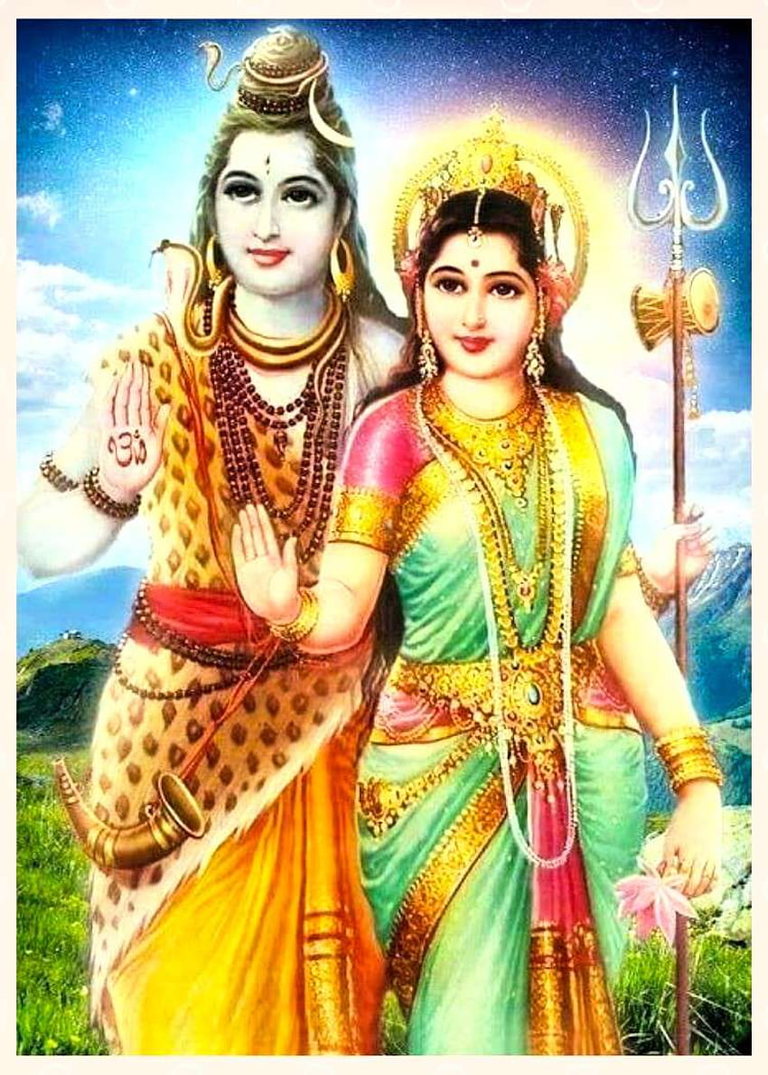 29 Shiva Parvathi & , Shiv Parvati, siva parvathi HD phone ...