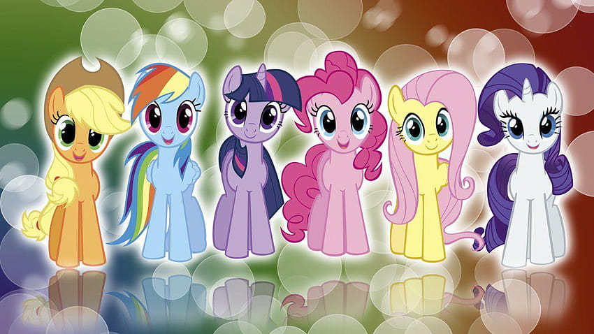 My Little Pony FIM Mane 6 'Colores!' por BlueDragonHans en, mi pequeño pony deviantart fondo de pantalla