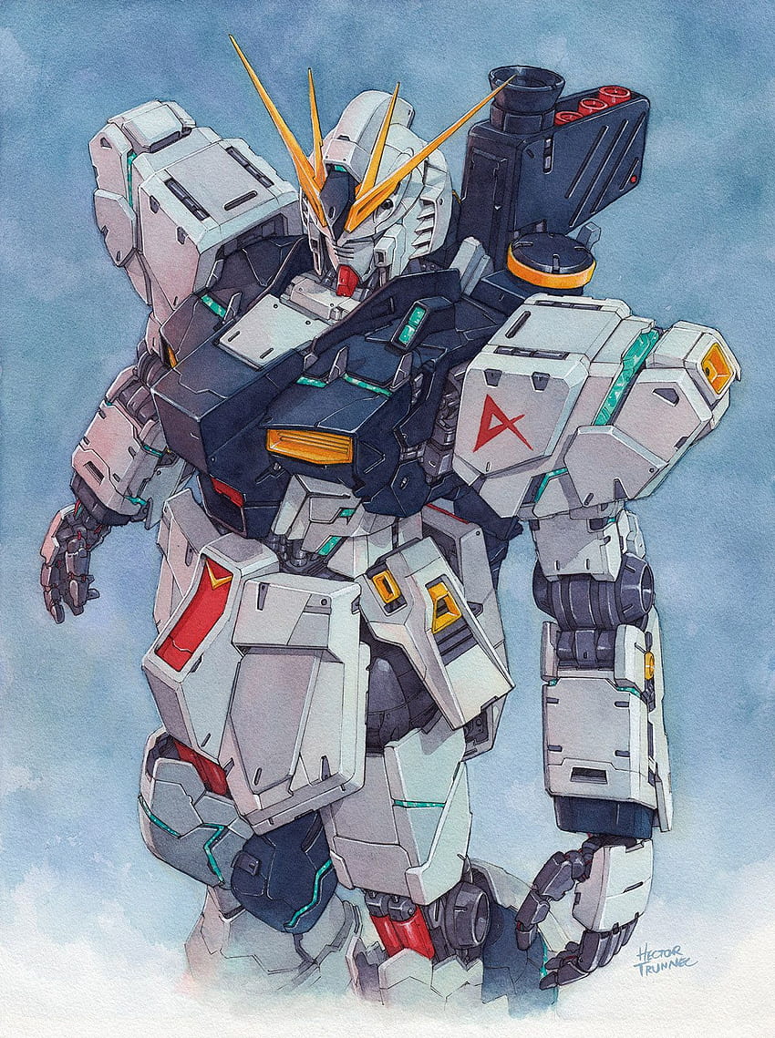 Nu Gundam gepostet von Zoey Mercado HD-Handy-Hintergrundbild