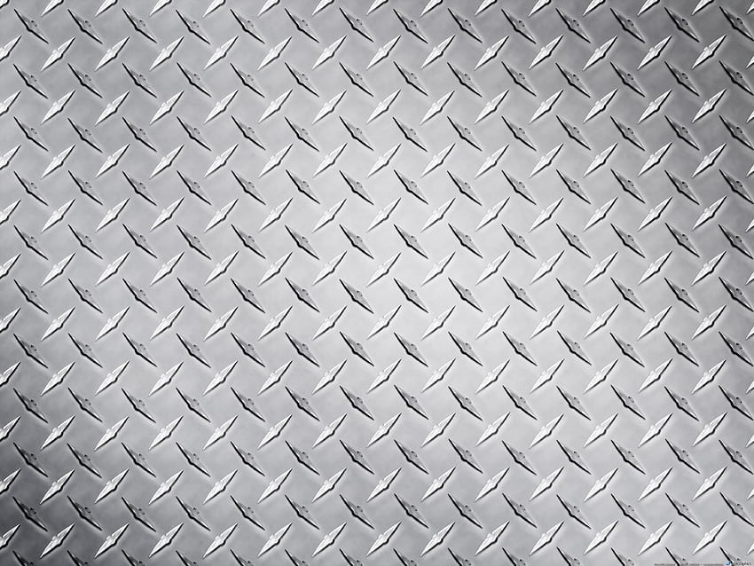 Metal diamond plate texture, metal plate HD wallpaper