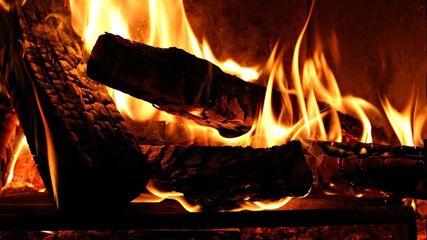 Fireside on Hip ..., противопожарен комин HD тапет