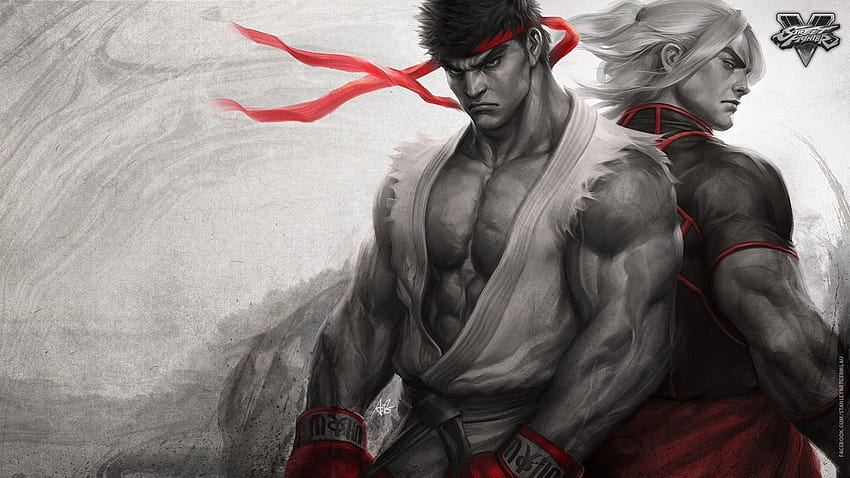 Ryu, Ken, Street Fighter V, ryu et ken Fond d'écran HD