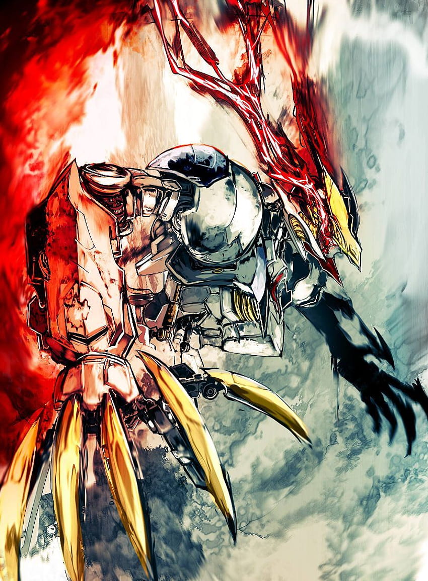 Mattdinh'in Gundam sanatı, barbatos lupus rex gundam HD telefon duvar kağıdı