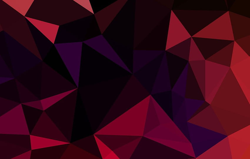 紫、ライン、赤、紙、ピンク、黒、三角形、多角形 高画質の壁紙