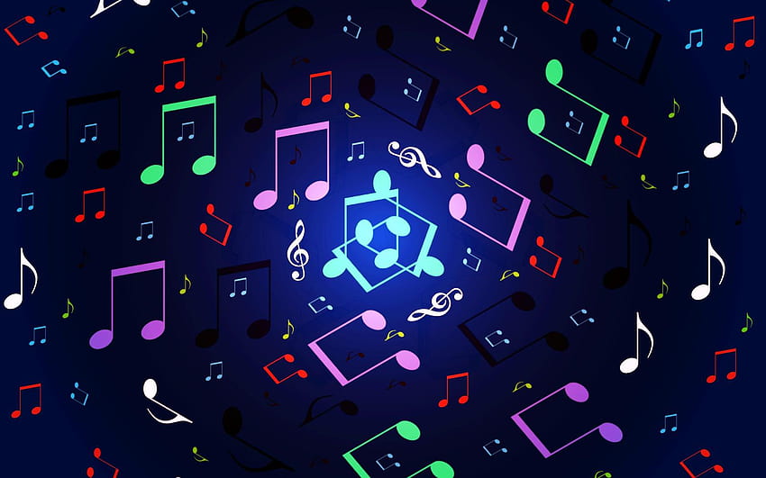 7 Music Note, tones and i HD wallpaper