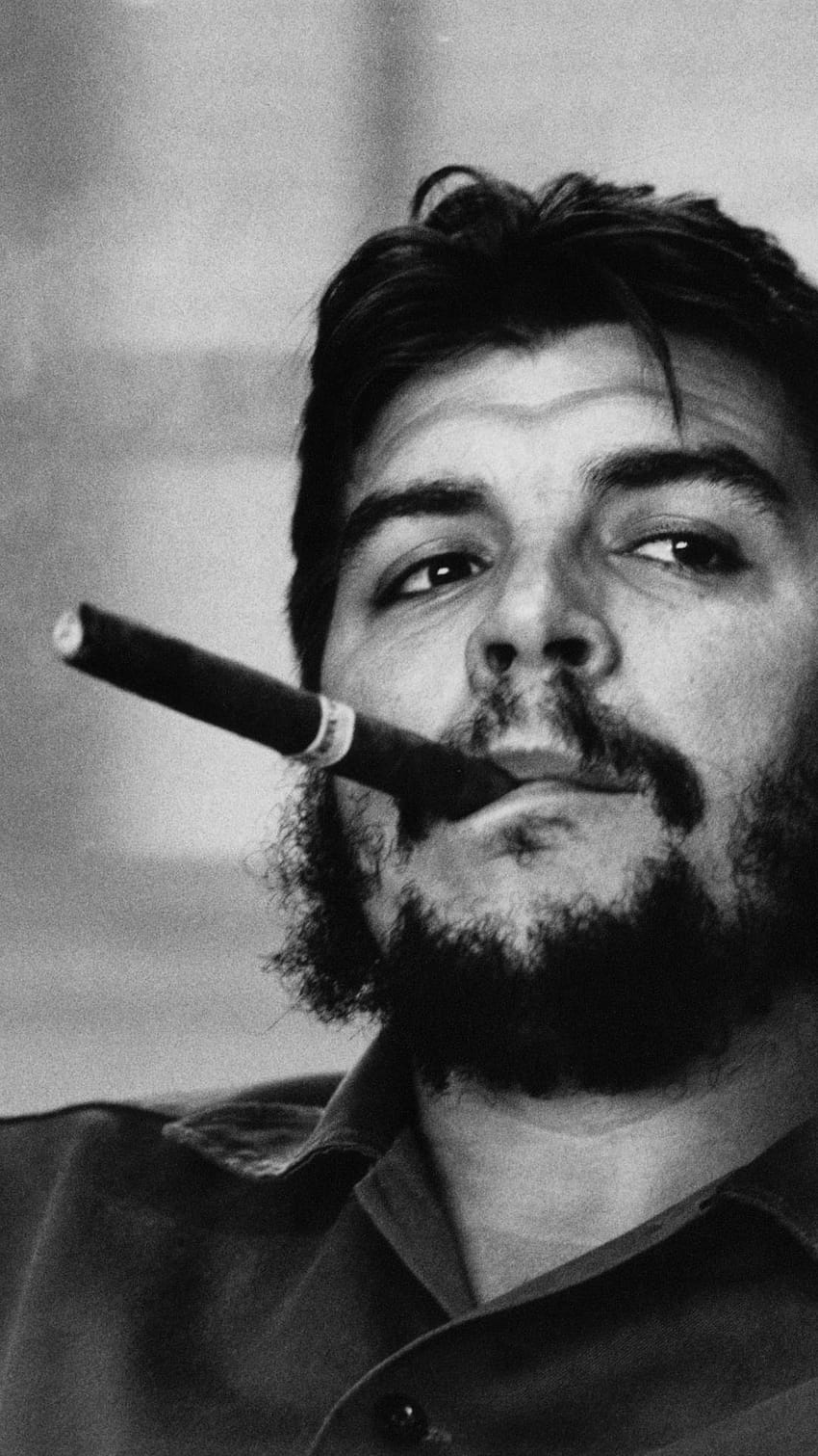 ScreenHeaven: komunistyczne cygara Che Che Guevara w skali szarości i che guevara na urządzenia mobilne Tapeta na telefon HD