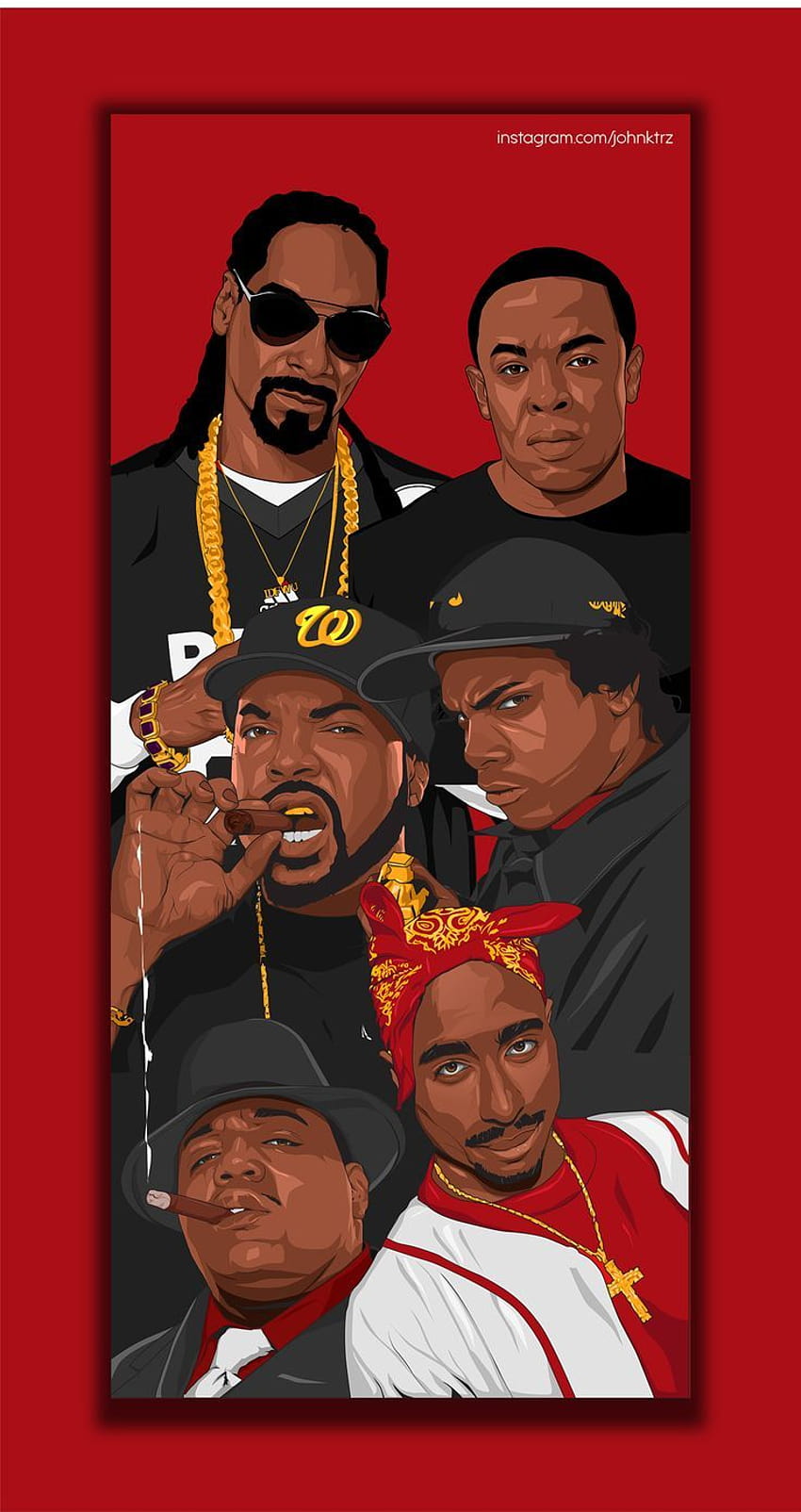 Rap Legends en Behance en 2021, hip hop rap fondo de pantalla del teléfono
