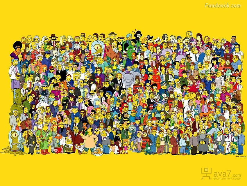 Tous les personnages des Simpson, les simpson HD wallpaper