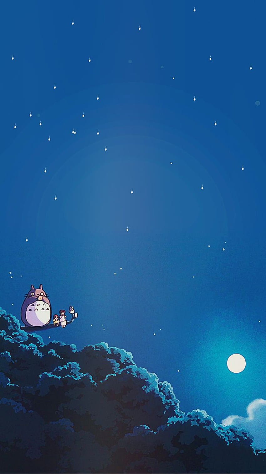 Studio Ghibli Ipad Pro, Totoro-Ästhetik HD-Handy-Hintergrundbild