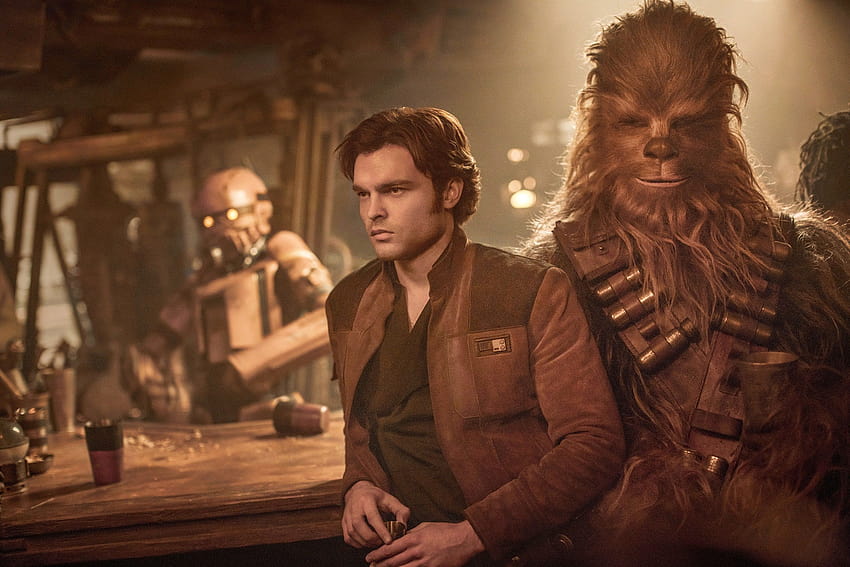 Die wachsende Leere von „Star Wars … New Yorker, Han Solo und Chewbacca Millennium Falcon HD-Hintergrundbild