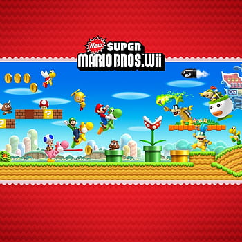 New Super Mario Bros Wii Poster