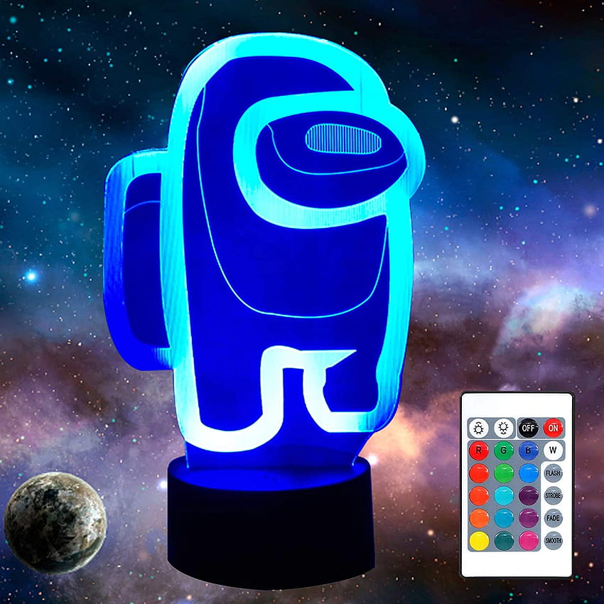 Arasında Lamba, 16 Renk 3D LED Gece Lambası Arasında Oyun ABD Hediye Otomatik Değişen Illusion Lamba Masa Dekoru Işık Çocuklar için Erkek Kız – BigaMart HD telefon duvar kağıdı
