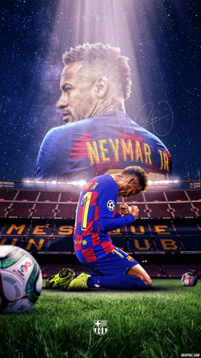 Neymar Barcelona Jogador de Futebol Parede Adesivos Sala Decoração