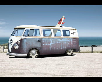 hippie van art