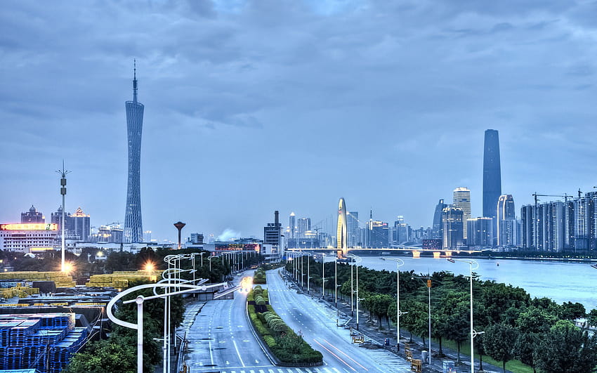 Stadt Guangzhou, Guangzhou, China HD-Hintergrundbild