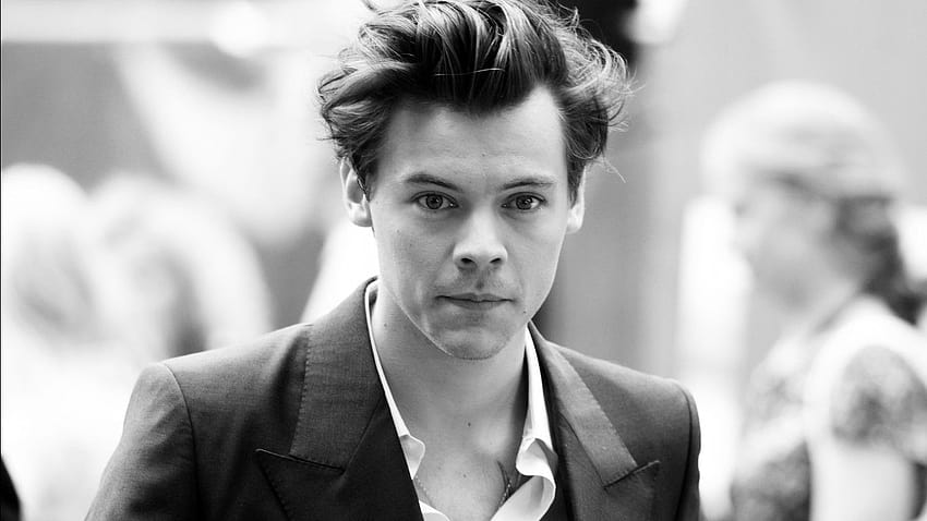 Black And White Snap Of Harry Styles Harry Styles, harry styles black and white HD wallpaper