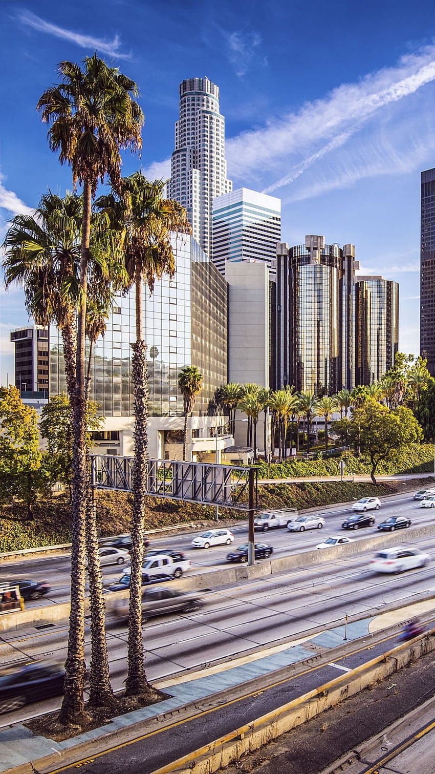 LA City Los Angeles Skyline HD wallpaper  Pxfuel