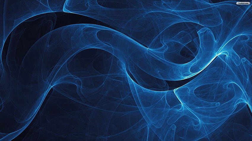 Blue Abstract ·① awesome for, black n blue abstract background HD wallpaper