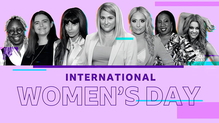 Международен ден на жената: Кой вдъхновява знаменитости като Меган Трейнър, Шафран Баркър и Джамила Джамил?, ден на жената 2022 г. HD тапет
