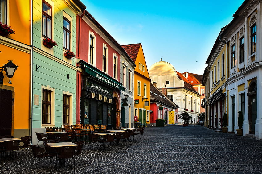 Attractions of the City Szentendre HD wallpaper