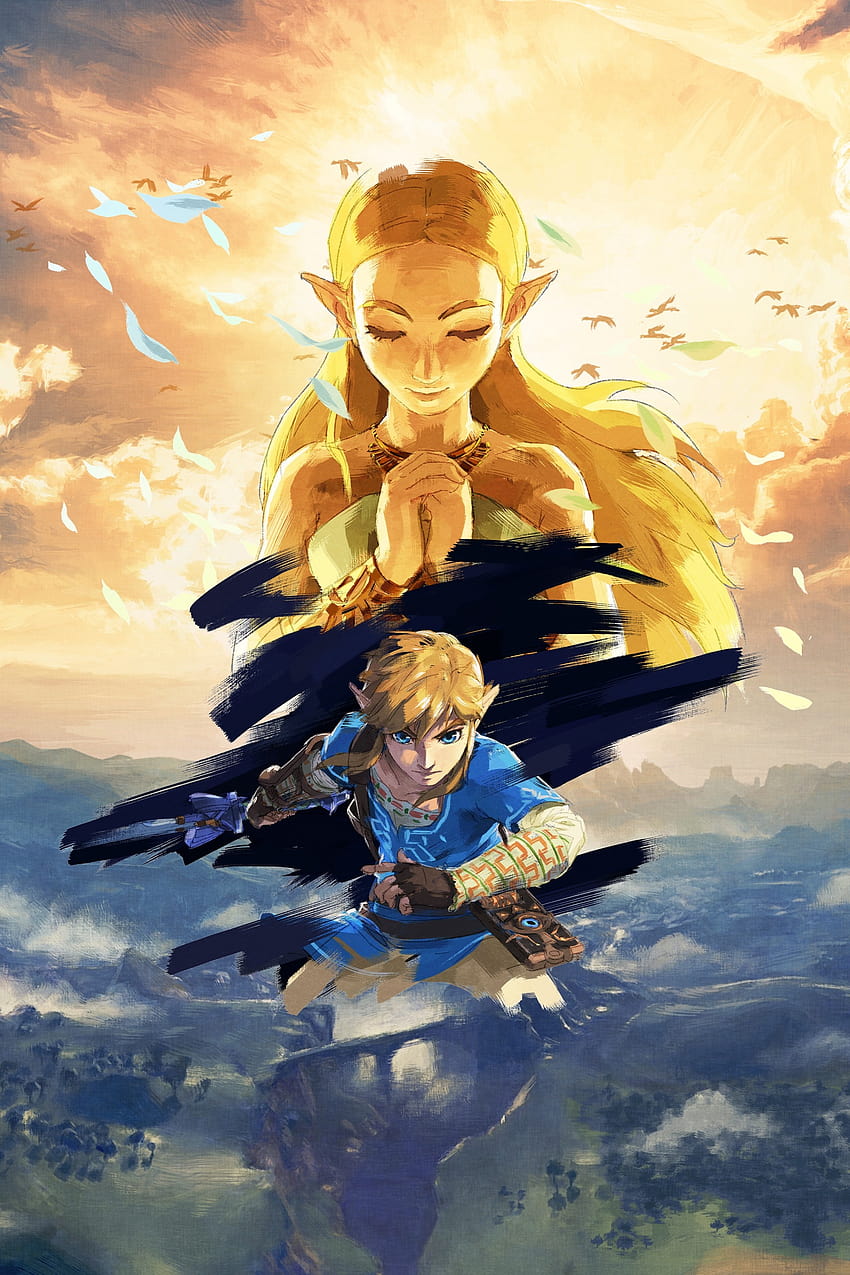 La leggenda di Zelda iPhone, la leggenda di Zelda botw Sfondo del telefono HD