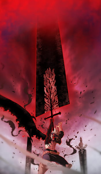 Wallpaper sword, guy, Black Clover, Asta for mobile and desktop