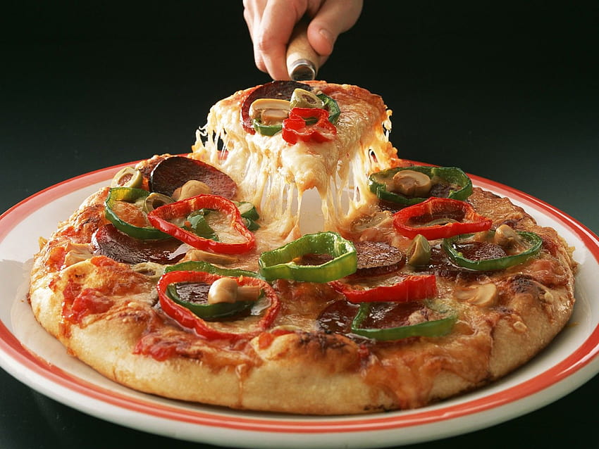 food, pizza, cheese :: sf.co.ua, cheese pizza HD wallpaper