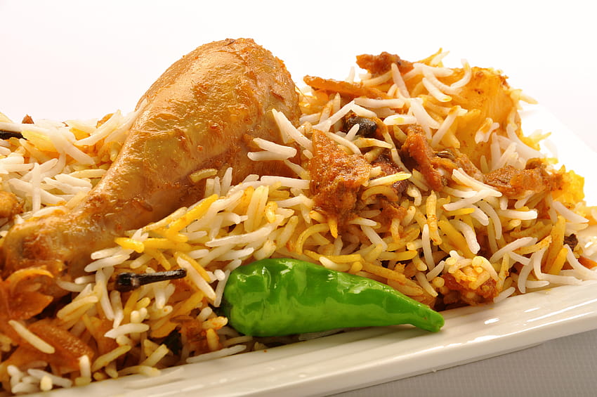 Commandez de la nourriture en ligne à Mahabubnagar depuis dialpalamuru, passez des commandes de nourriture dans des restaurants et des hôtels locaux. Aussi g…, poulet biryani Fond d'écran HD
