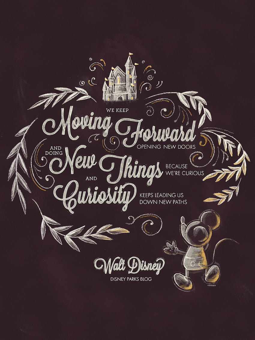 Walt Disney /mobile, keep moving forward HD phone wallpaper
