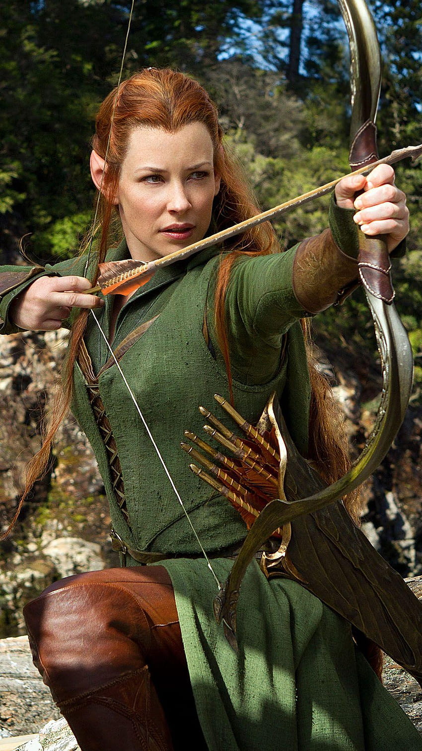 Tauriel in Hobbit iPhone 6 / 6 Plus and iPhone 5/4 HD phone wallpaper