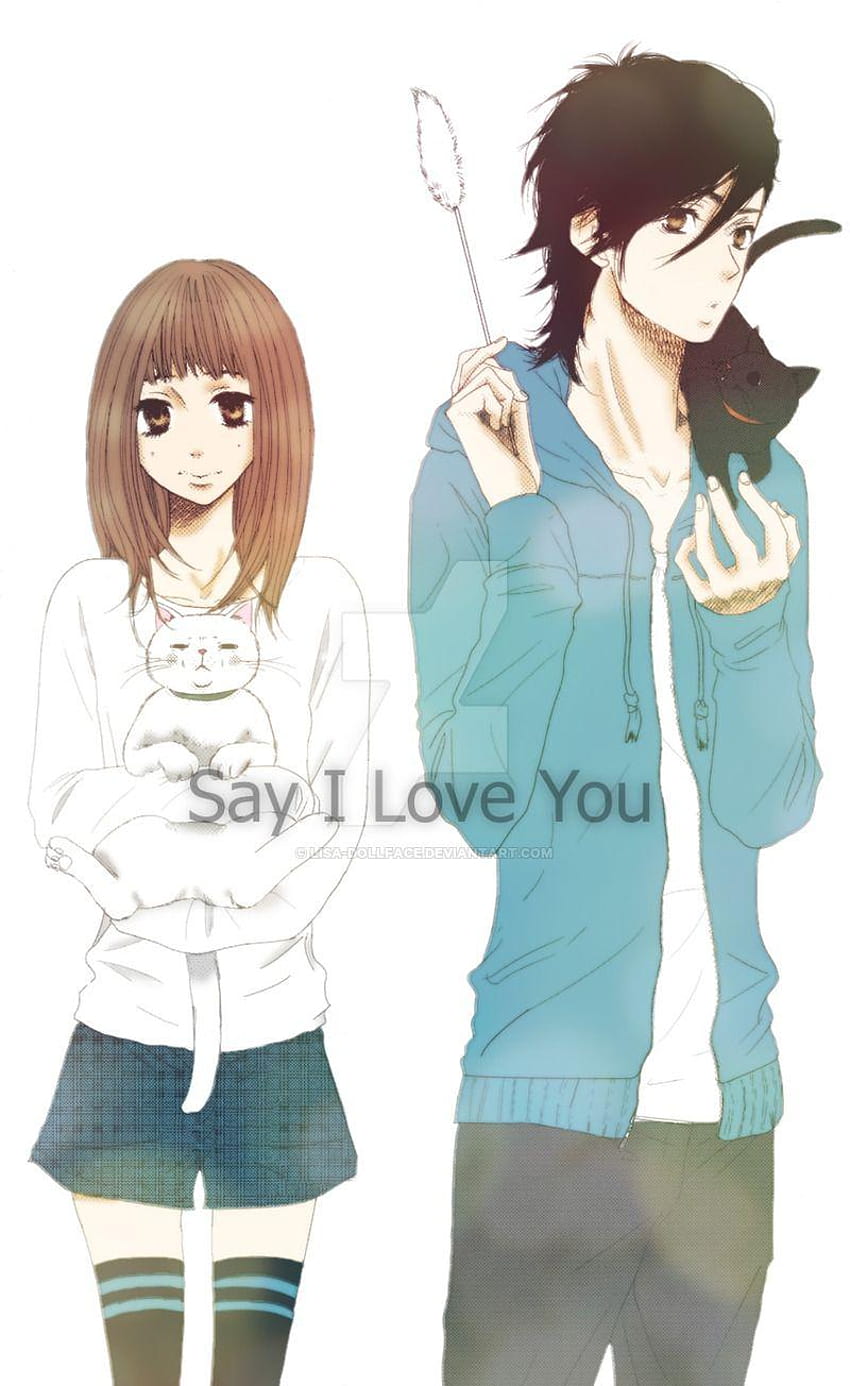 Say I Love You Anime – Bitami HD phone wallpaper