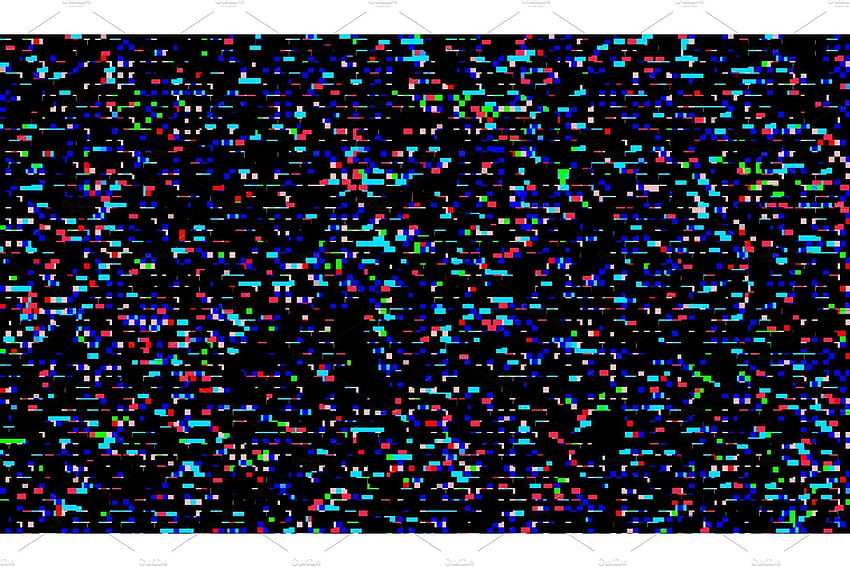 Glitch Texture pixel noise , error anime black and white glitch HD wallpaper