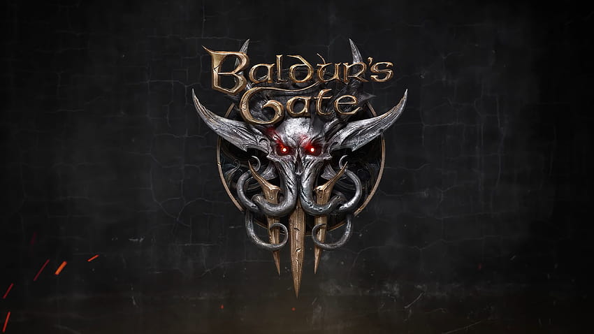 Logotipo de Baldurs Gate 3, Baldurs Gate III fondo de pantalla
