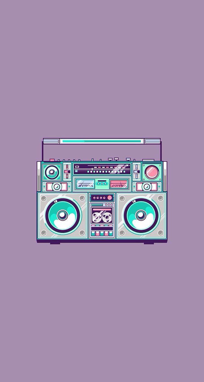 Old fashioned radio, cool boombox backgrounds HD phone wallpaper