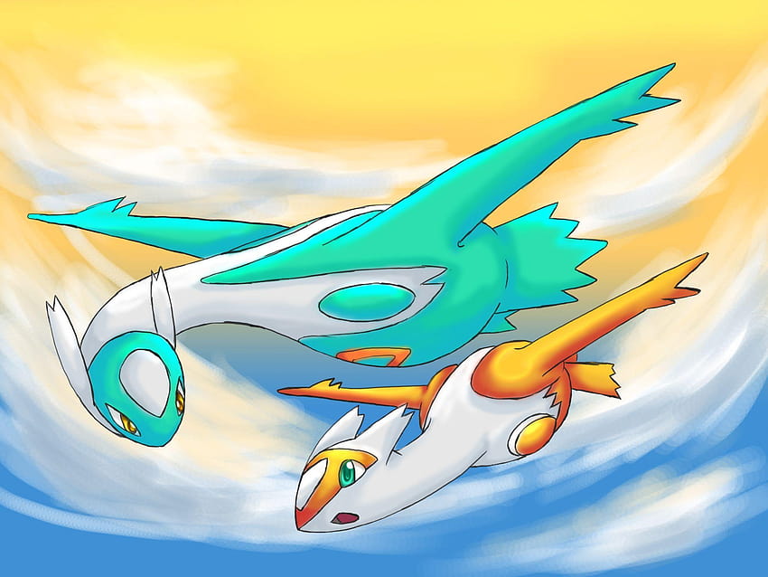 Shiny Latios and Latias. If ANYBODY has one or both of them pls tell HD wallpaper