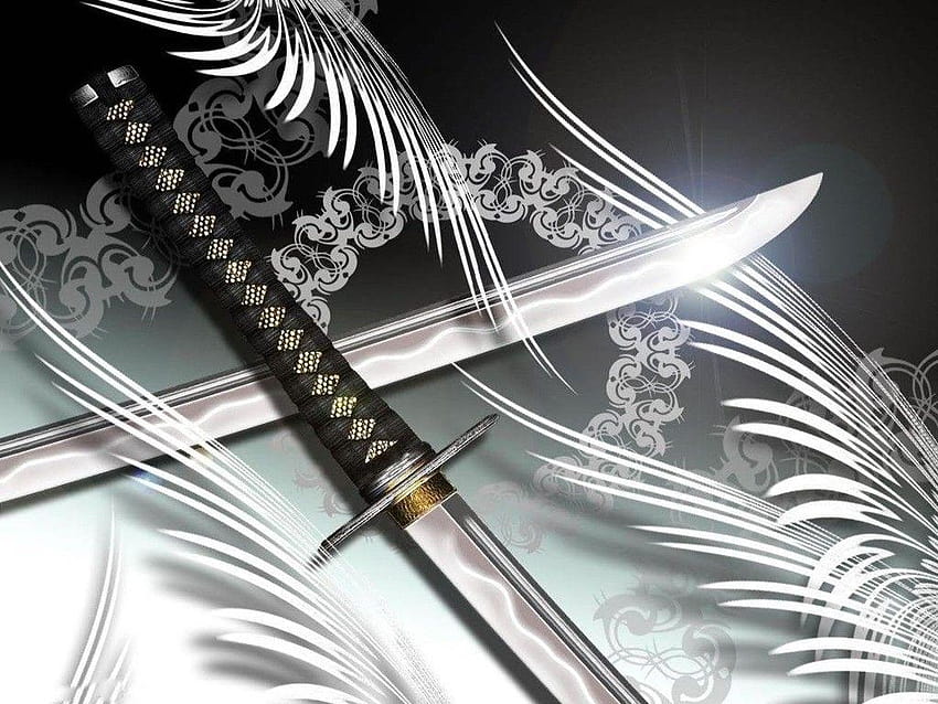 S Word Group, white katana sword HD wallpaper