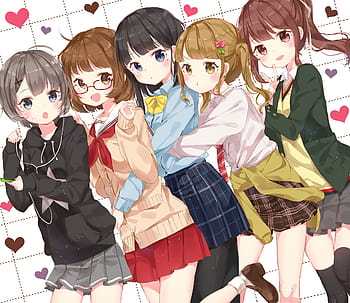 5 best friends forever anime