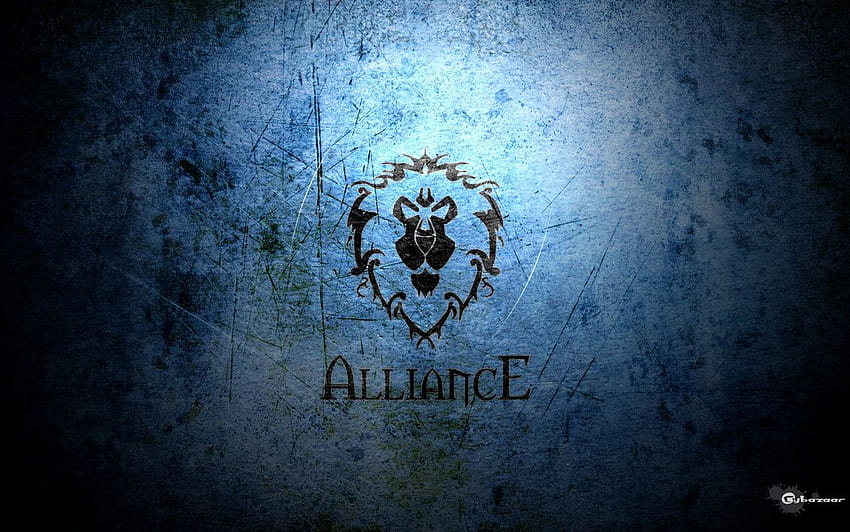 world of warcraft alliance logo wallpaper