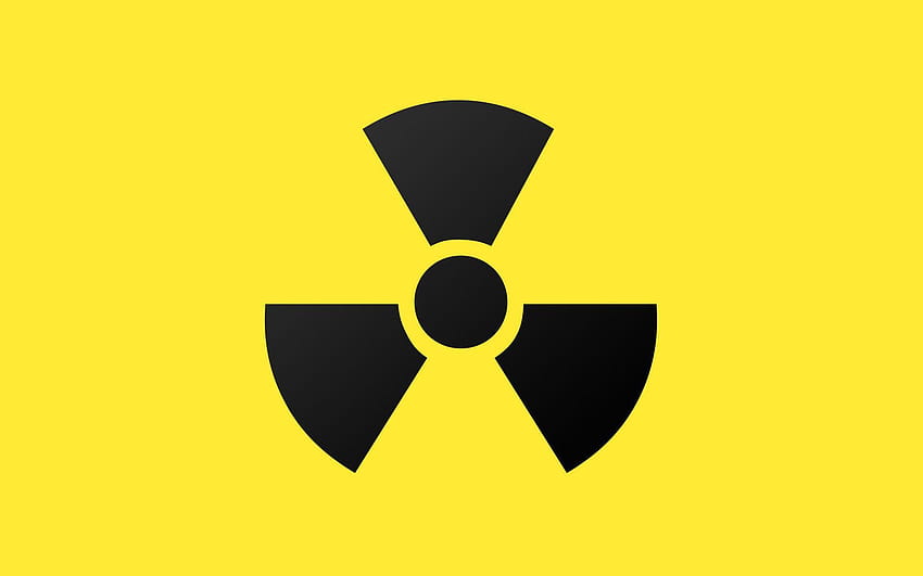 Nuclear Nuke Radiation Radioactive Symbols, nuclear symbol HD wallpaper