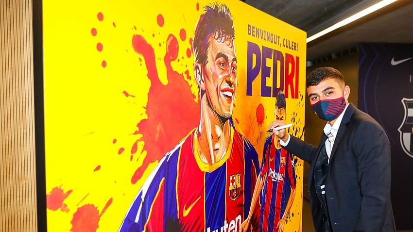 Pedri spera che Messi rimanga al Barça: voglio imparare dal migliore Sfondo HD
