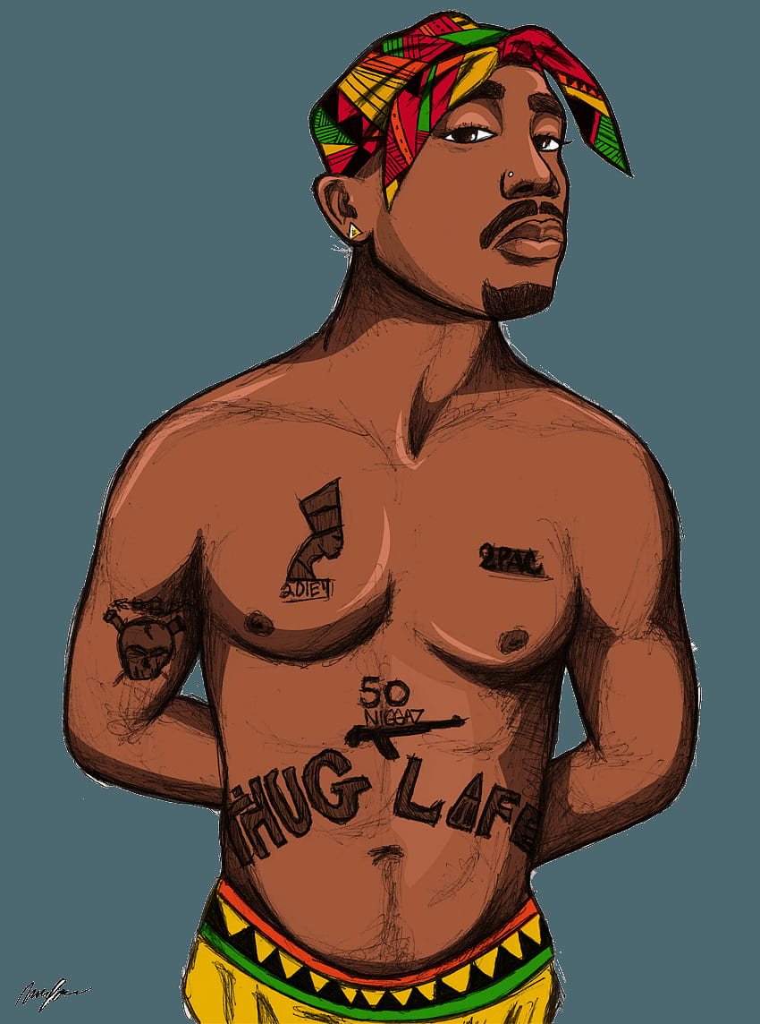 Tupac Shakur PNG, 2Pac PNG, tupac cartoon HD phone wallpaper | Pxfuel