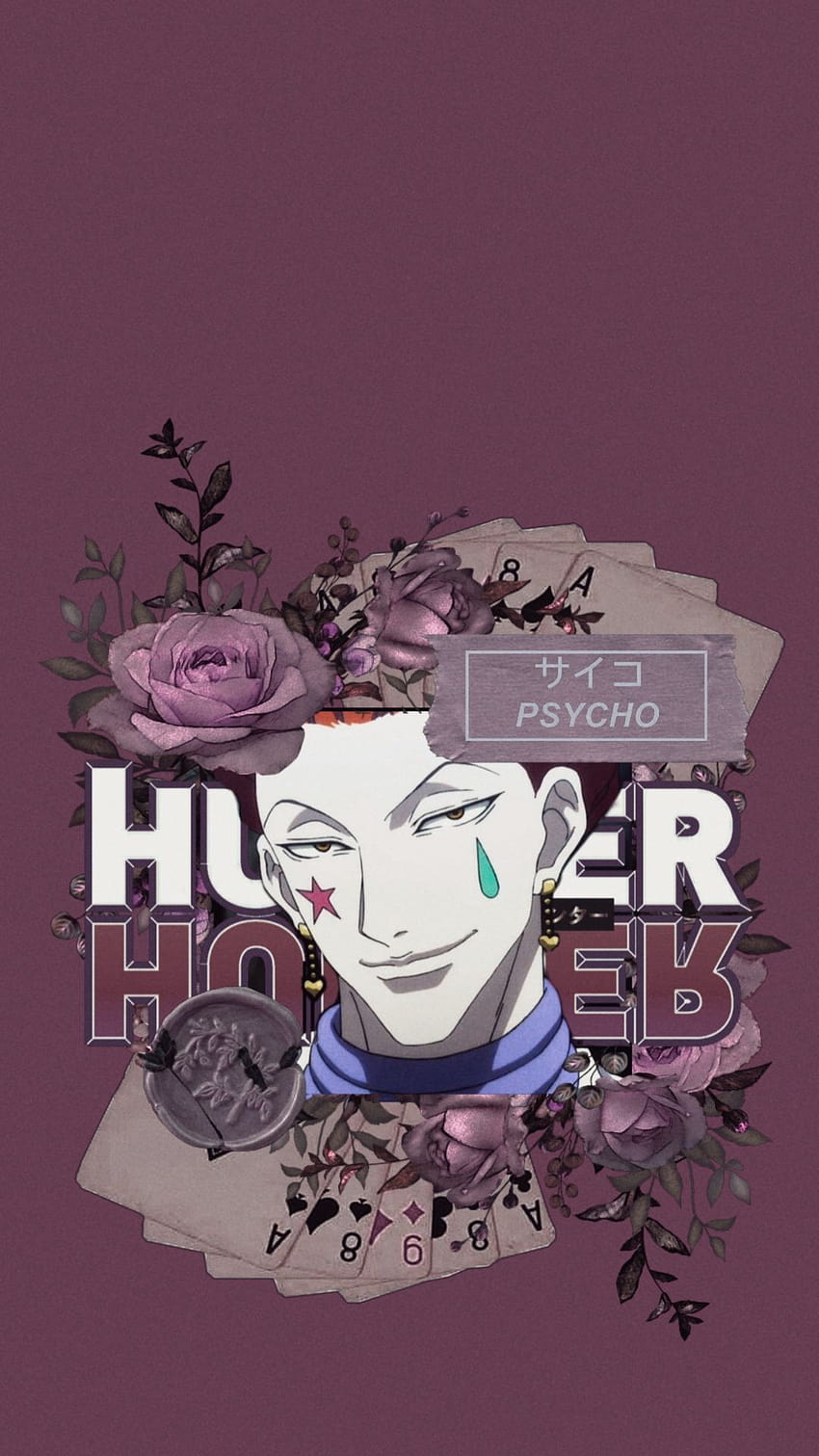 hxh in 2020, aesthetic hisoka wallpaper ponsel HD