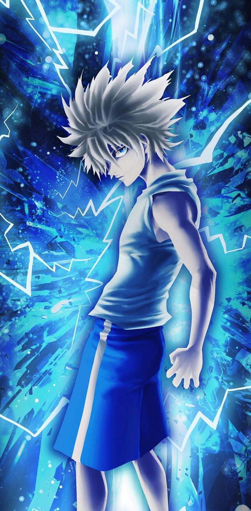 Killuas Godspeed  Hunter anime Anime character design Anime poses  reference