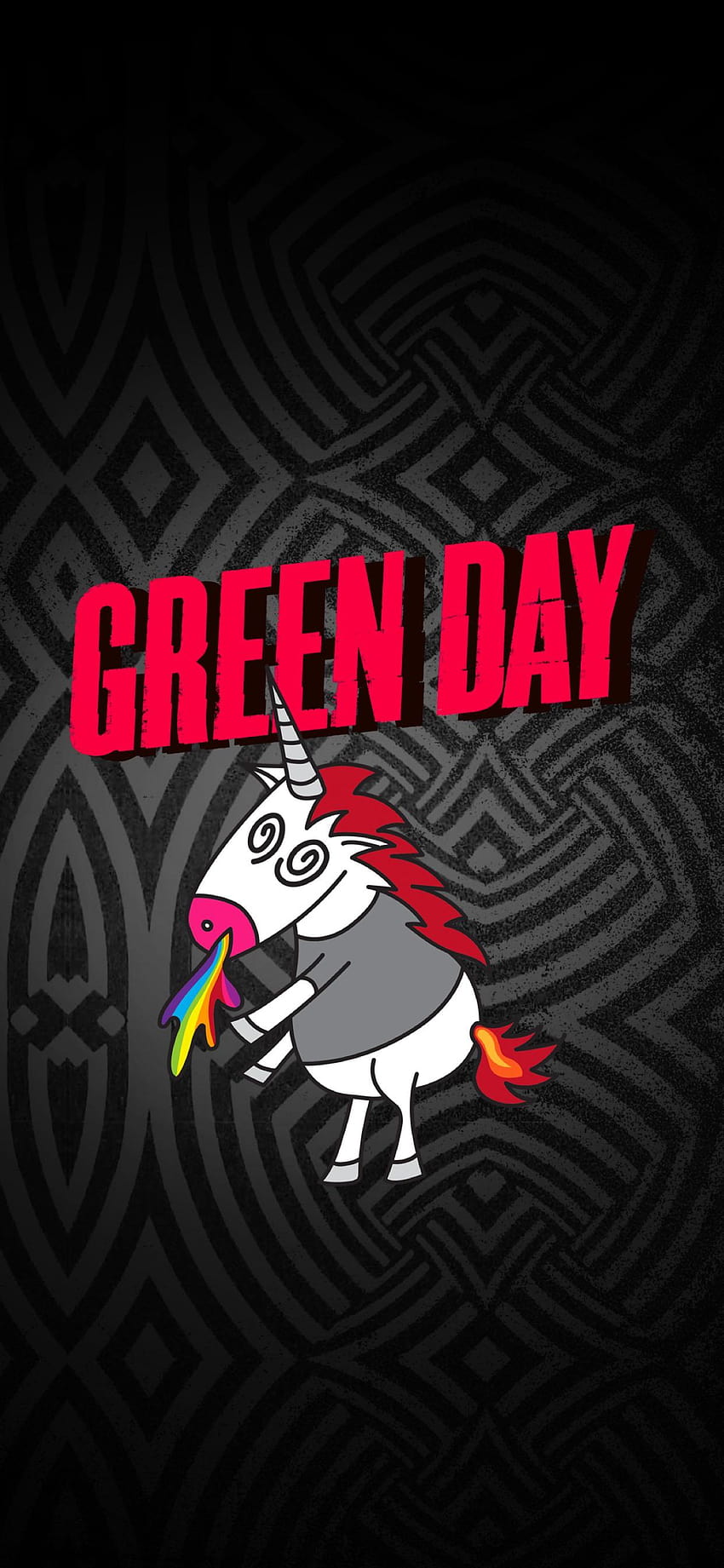 Horny the unicorn mobile . : greenday, green day phone HD phone wallpaper
