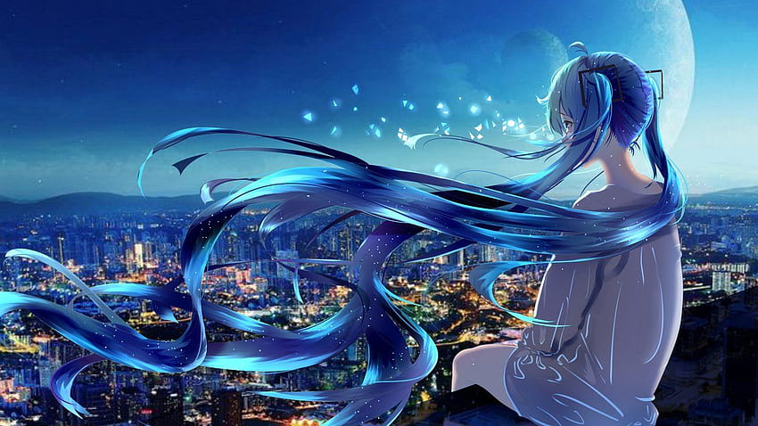 Anime girl, Alone, Fantasy, » , Ultra HD wallpaper