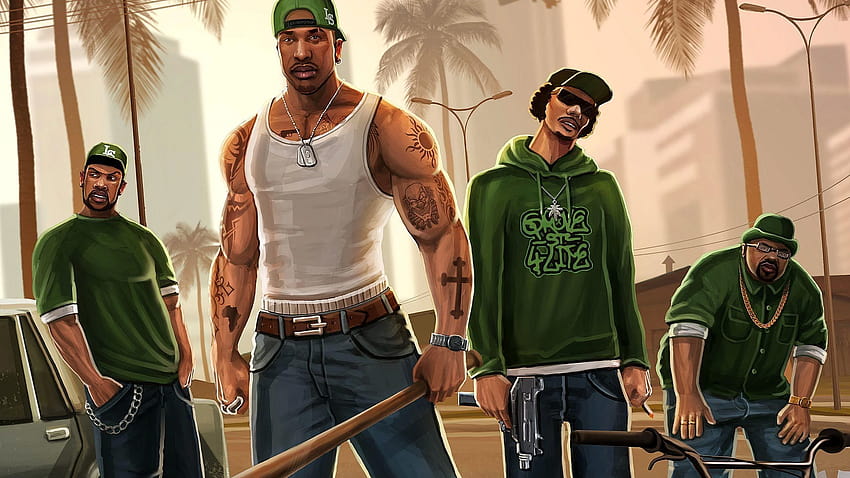 Grand Theft Auto, GTA 게임, Grand Theft Auto San Andreas HD 월페이퍼